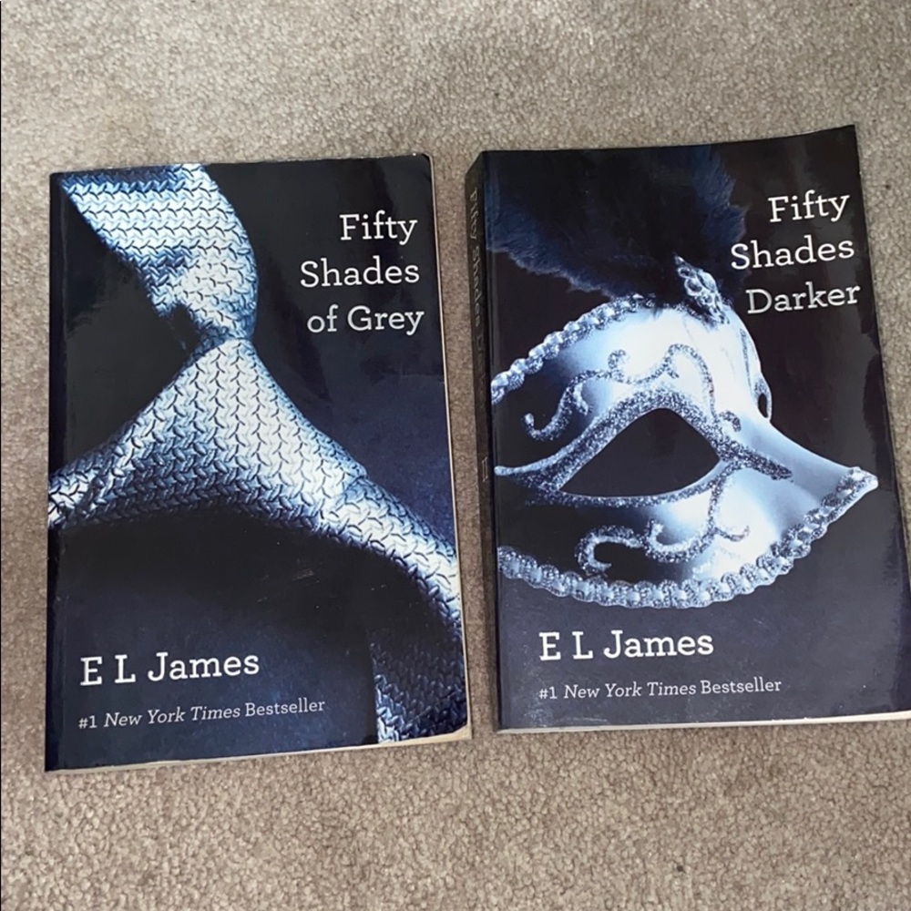 Fifty shades of Grey books 1&2